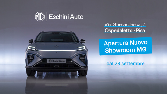 Eschini Auto inaugura il nuovo showroom MG a Pisa