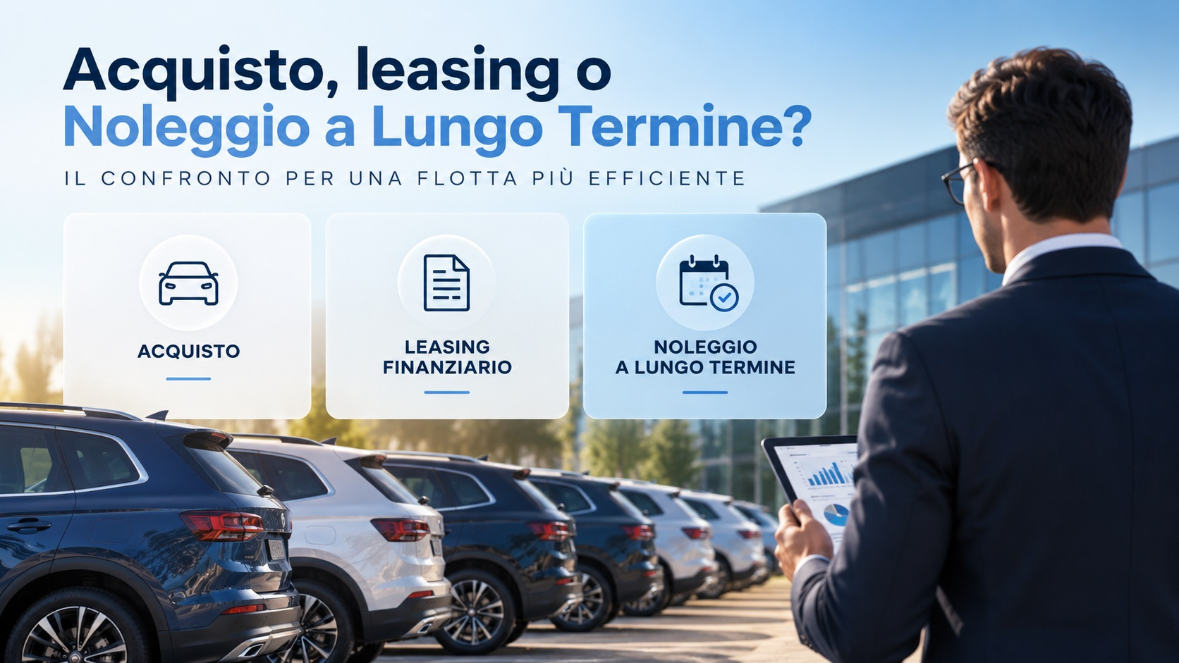 Acquisto, Leasing o Noleggio a Lungo Termine: Guida per Fleet Manager e CFO