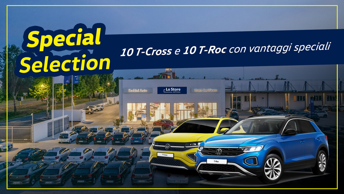 Special Selection: 20 T-Cross e T-Roc in promozione