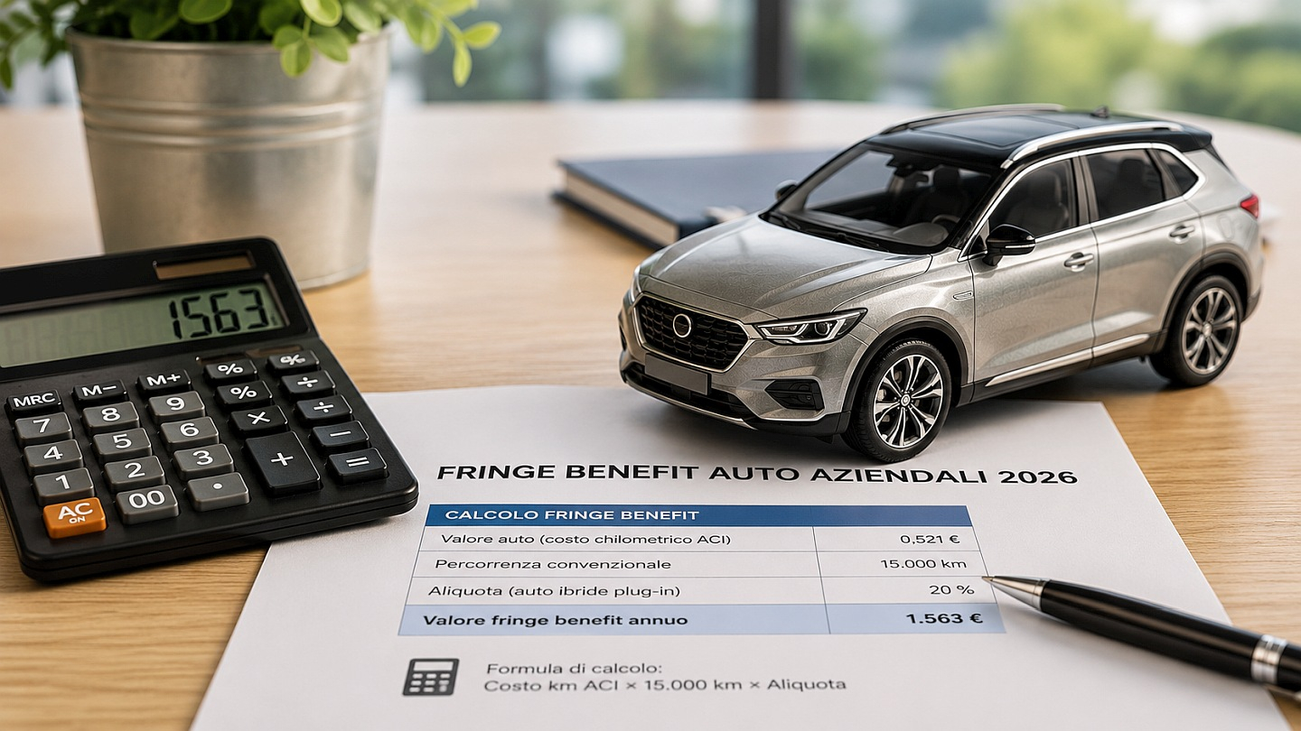 Fringe Benefit Auto Aziendali 2026: cosa cambia con le nuove regole