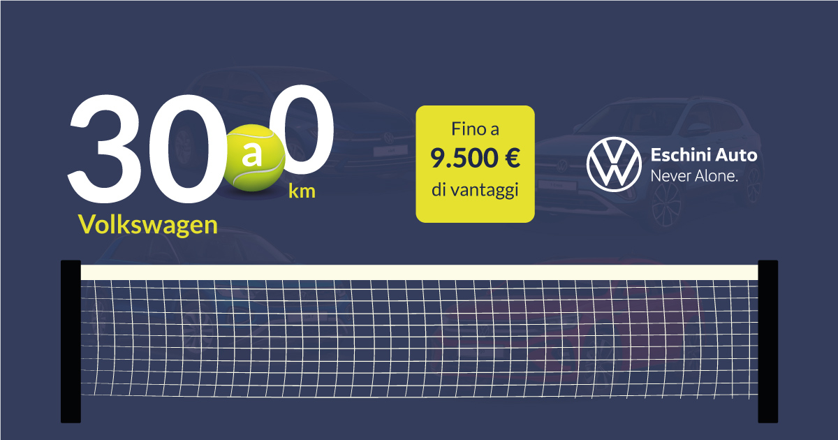 Approfitta della promozione sulle km 0 Volkswagen