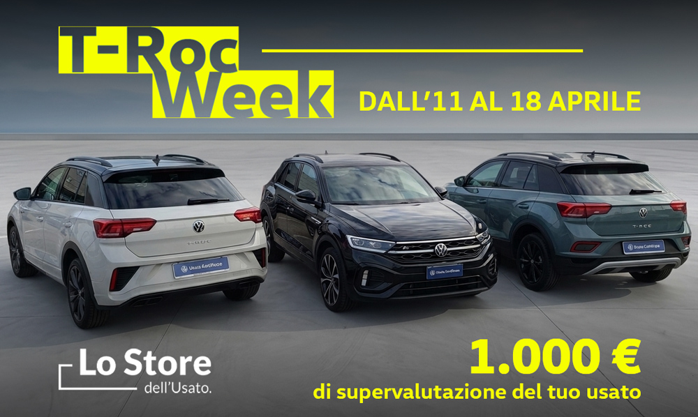 T-Roc Week - Dall'11 all'18 aprile